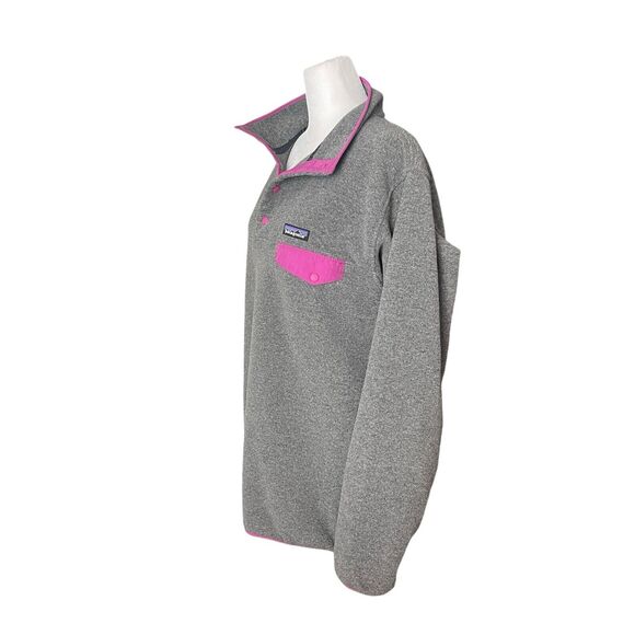 Patagonia Synchilla XL Lightweight Snap T Fleece Pullover Jacket Gray - Picture 8 of 10